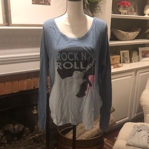 Long sleeve super soft Rockn’ Roll Tee